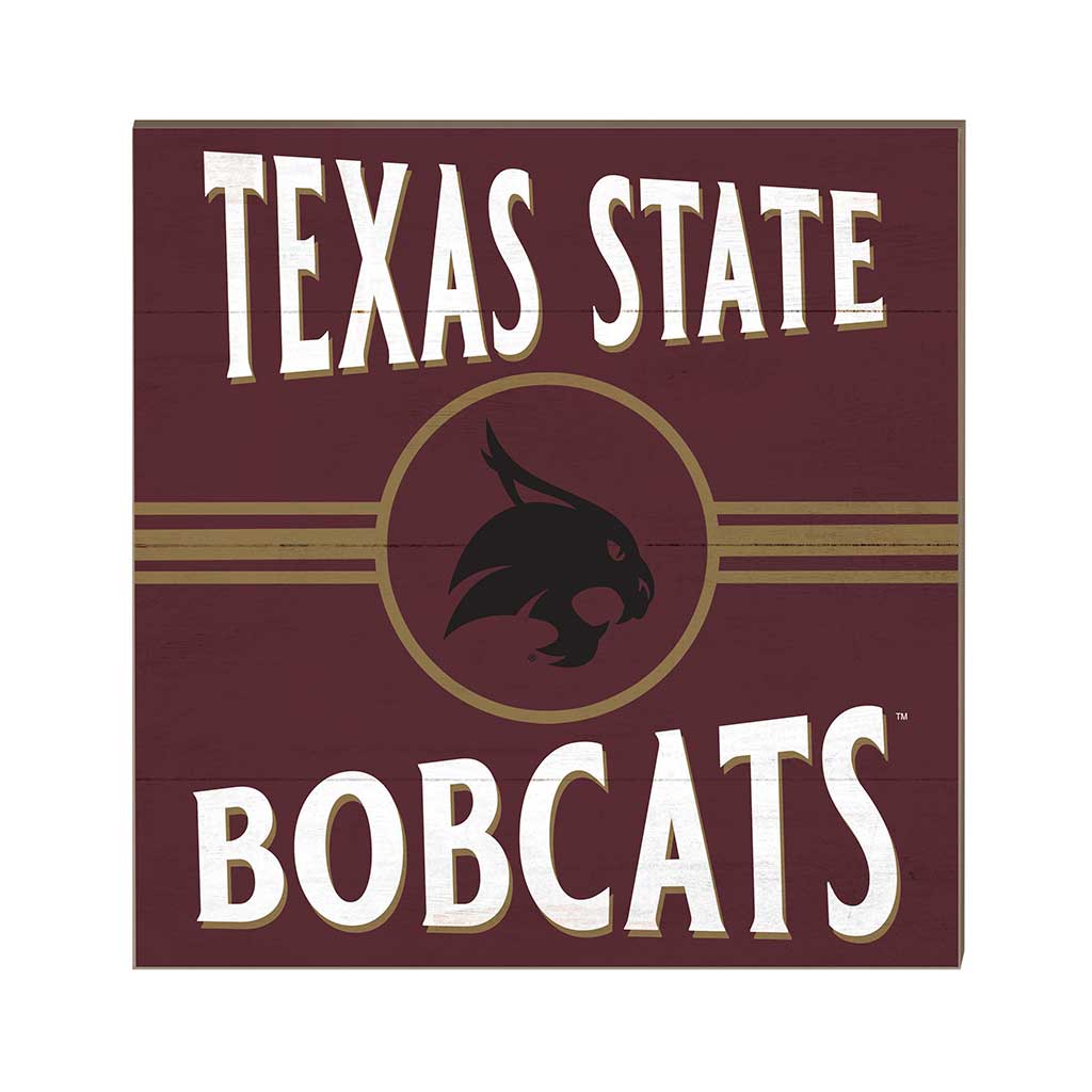 10x10 Retro Team Sign Texas State Bobcats