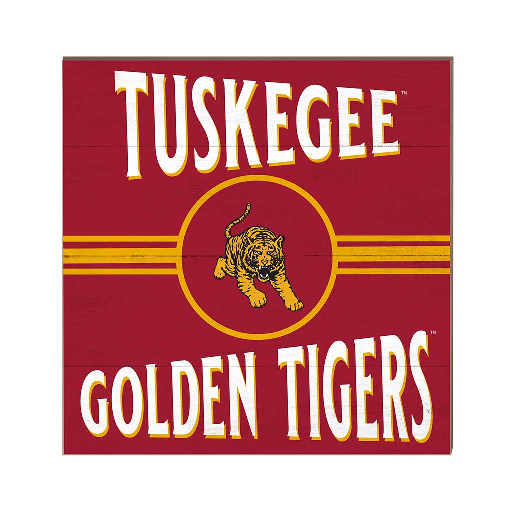 10x10 Retro Team Sign Tuskegee Golden Tigers