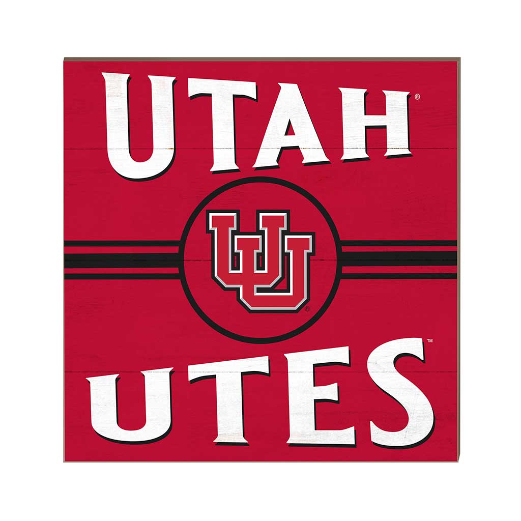 10x10 Retro Team Sign Utah Running Utes