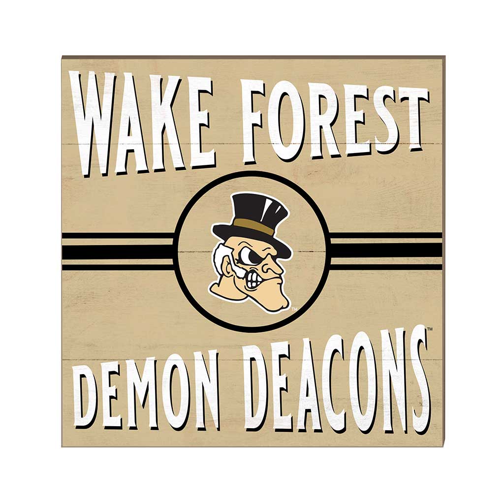 10x10 Retro Team Sign Wake Forest Demon Deacons
