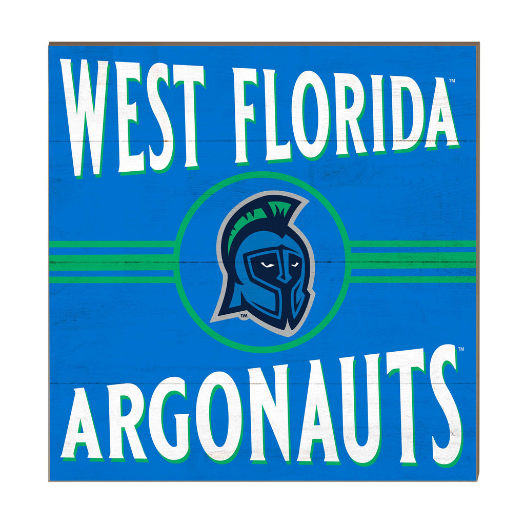 10x10 Retro Team Sign West Florida University Argonauts