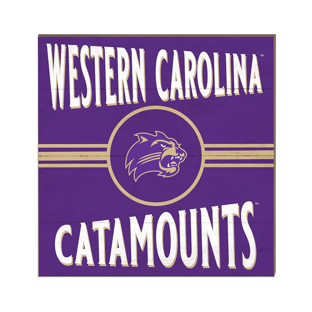 10x10 Retro Team Sign Western Carolina Catamounts