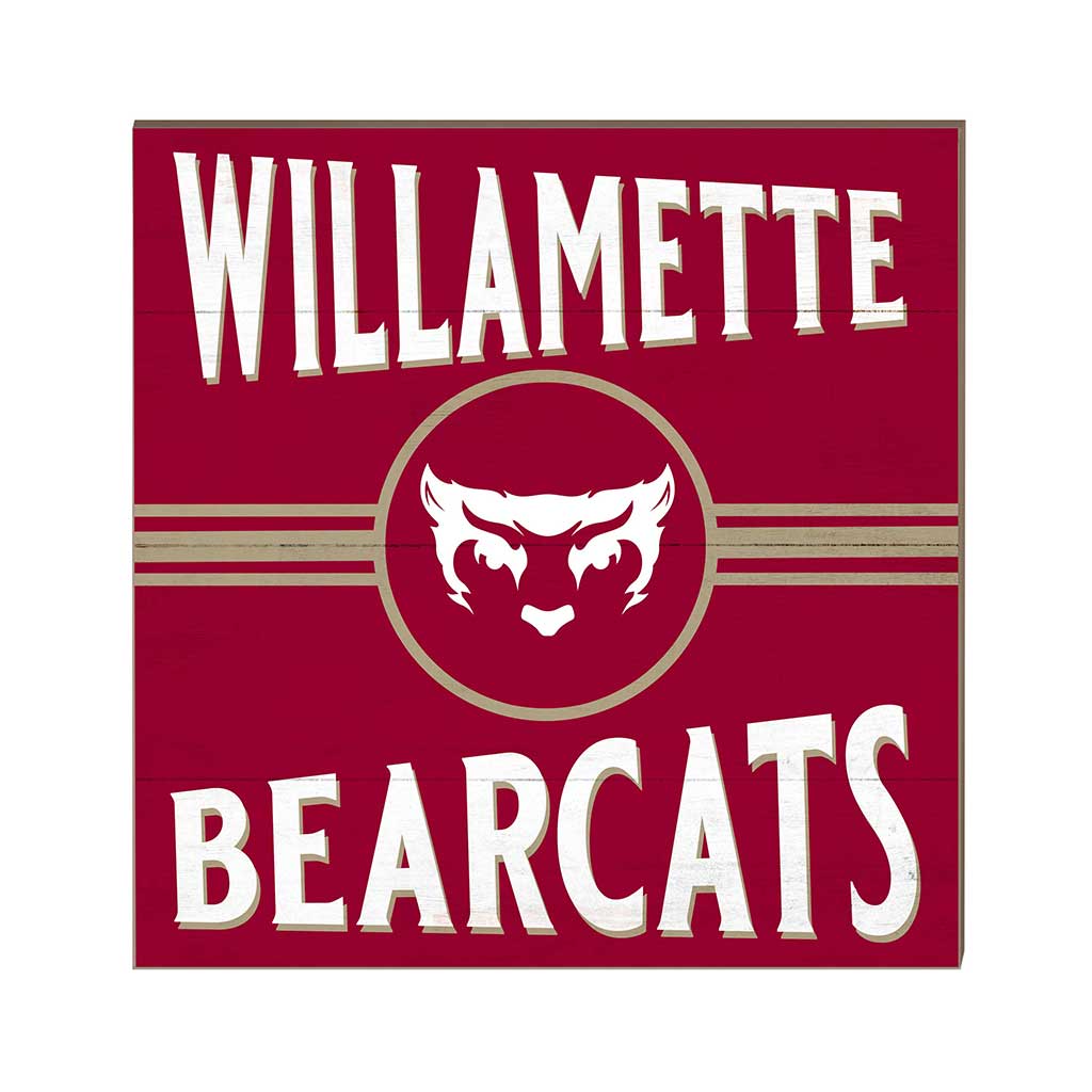 10x10 Retro Team Sign Willamette Bearcats