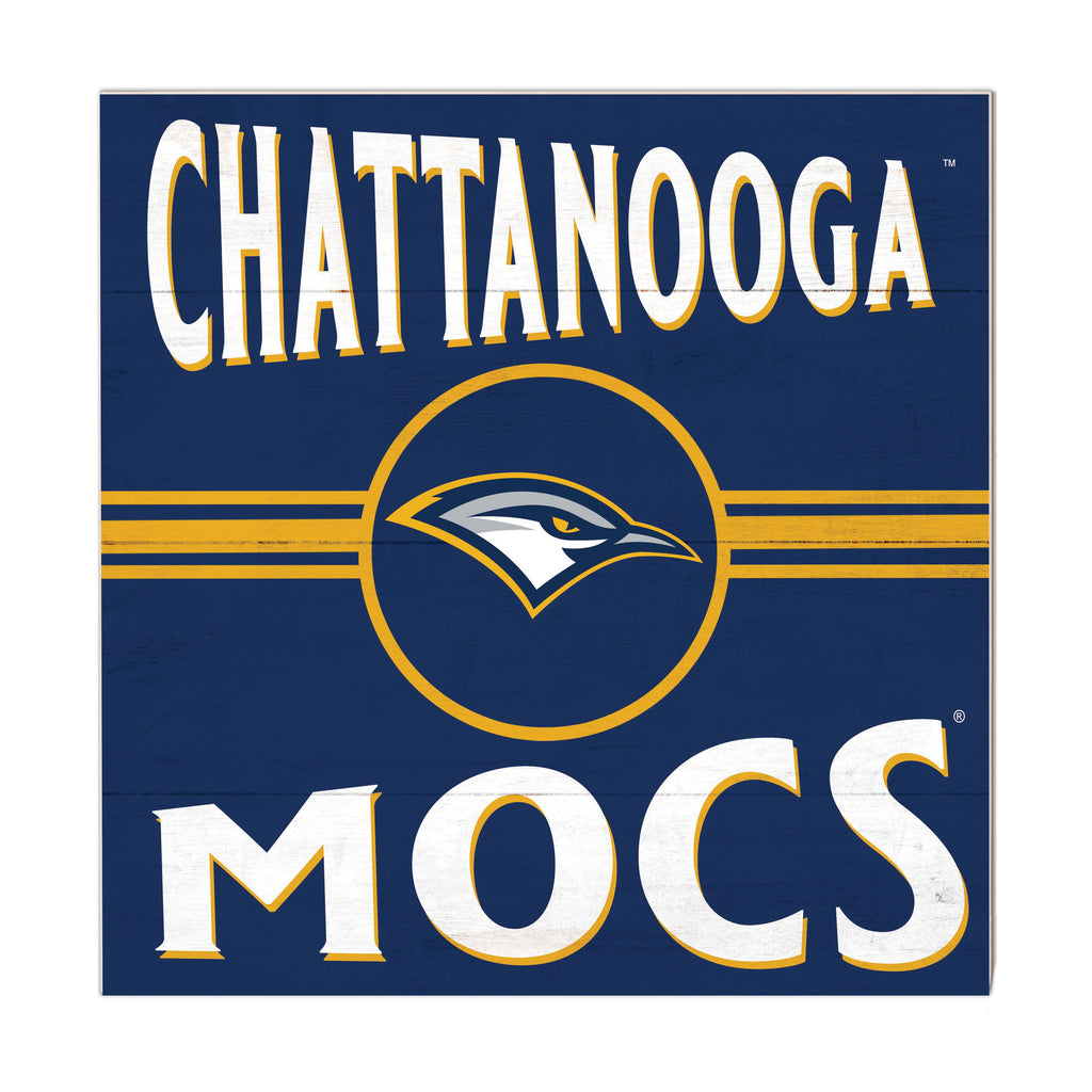 10x10 Retro Team Sign Tennessee Chattanooga Mocs
