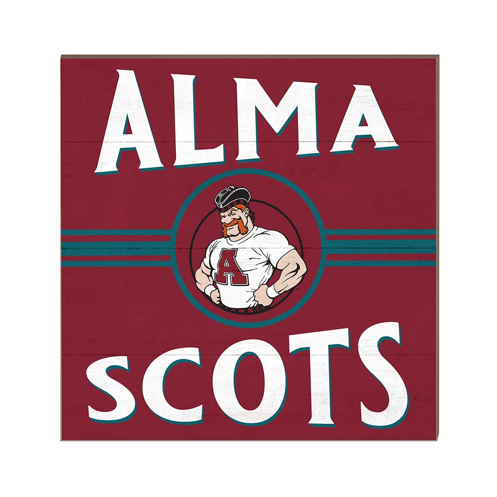 10x10 Retro Team Sign Alma College