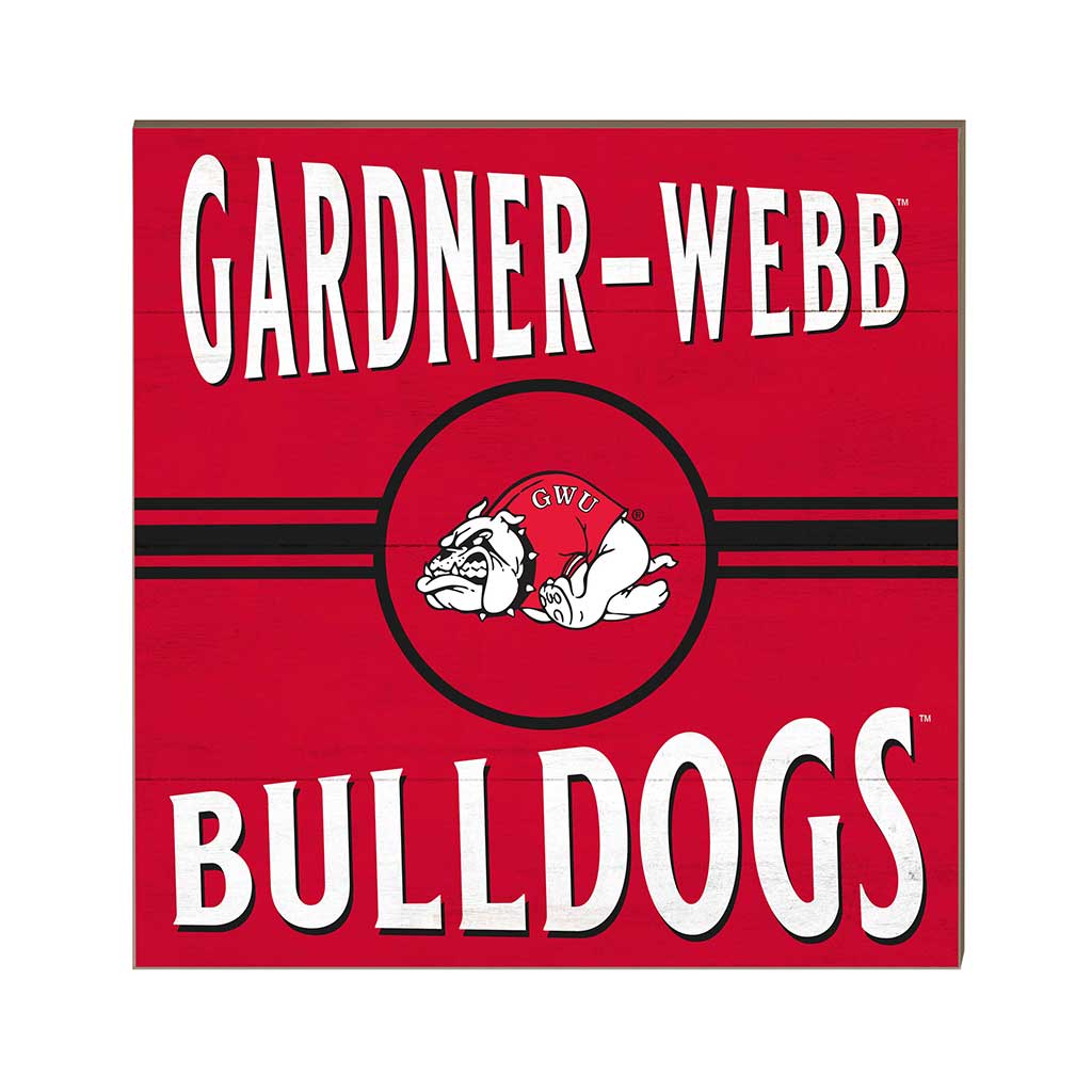 10x10 Retro Team Sign Gardner-Webb Runnin' Bulldogs