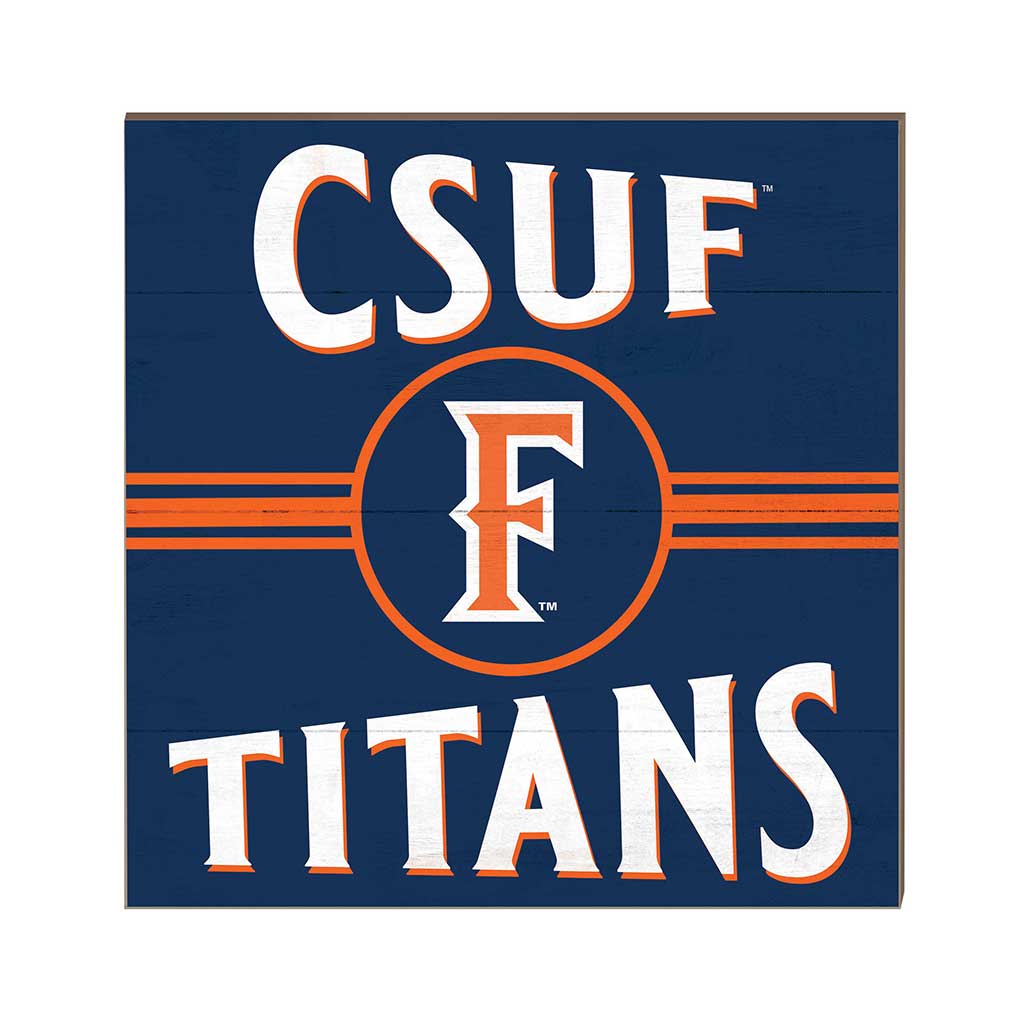 10x10 Retro Team Sign Cal State Fullerton Titans