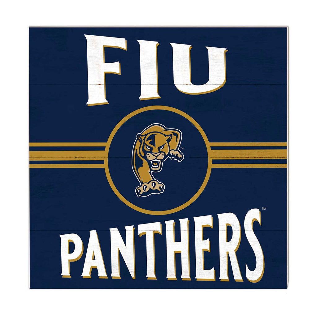 10x10 Retro Team Sign Florida International University Golden Panthers