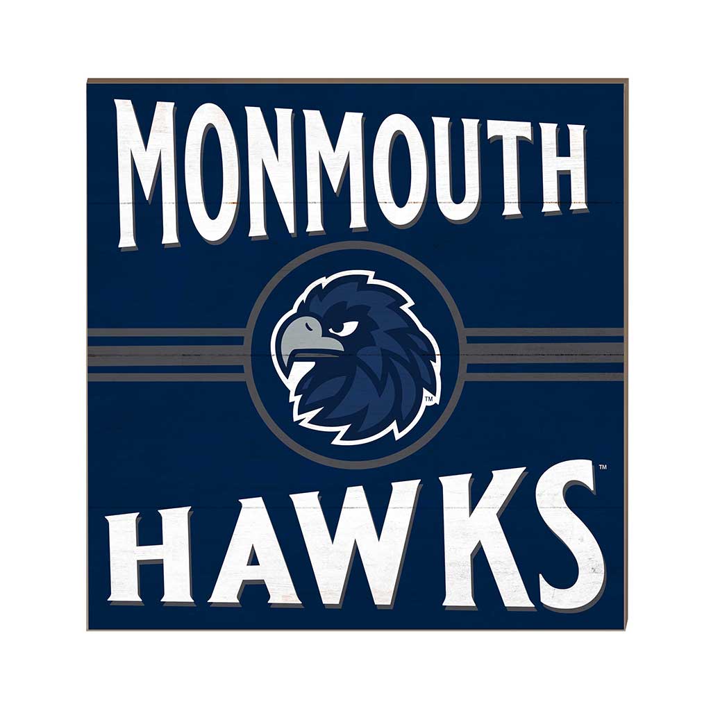10x10 Retro Team Sign Monmouth Hawks