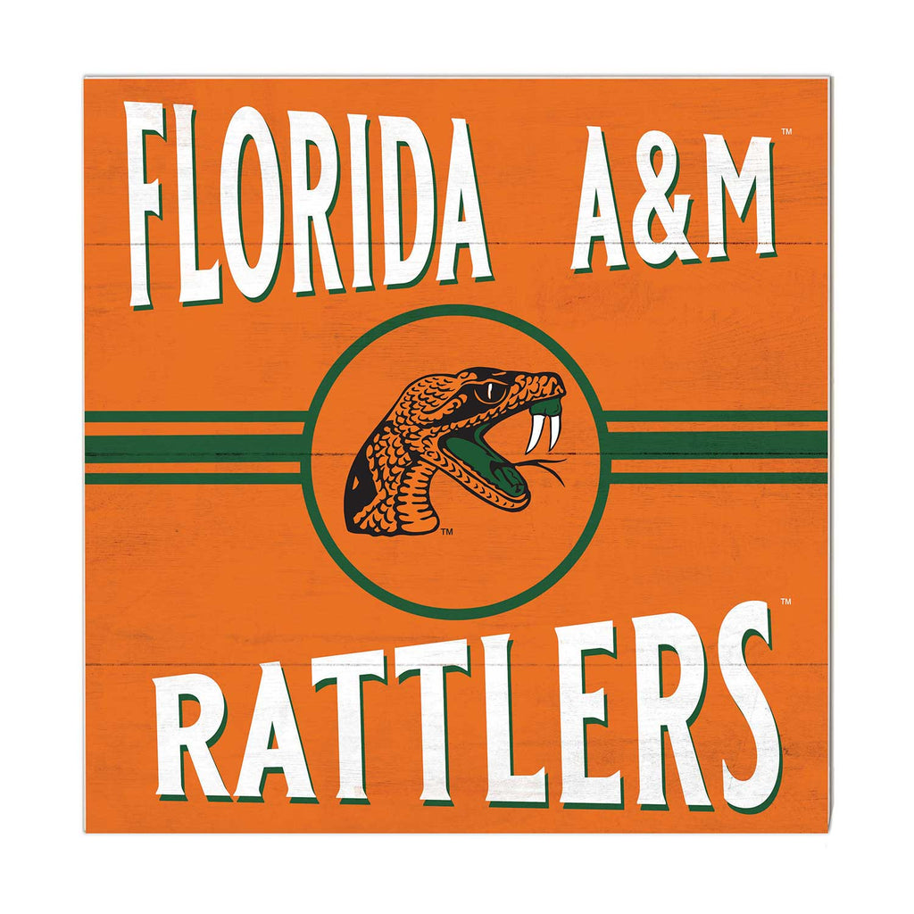 10x10 Retro Team Sign Florida A&M Rattlers