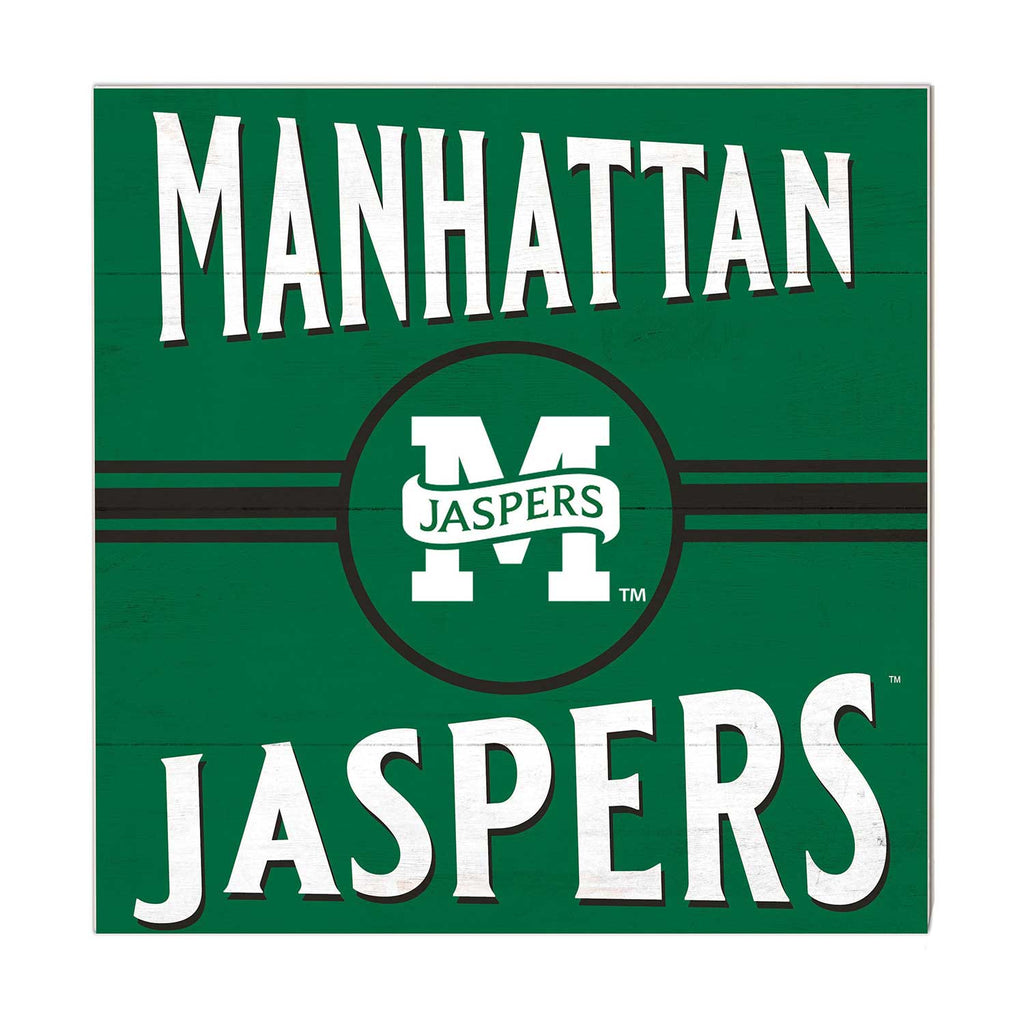 10x10 Retro Team Sign Manhattan Jaspers