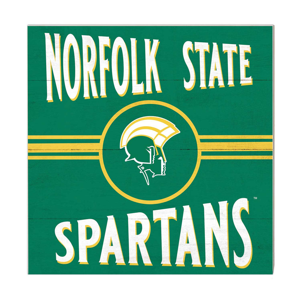 10x10 Retro Team Sign Norfolk State Spartans