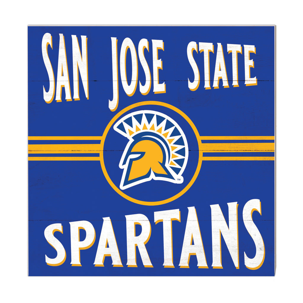 10x10 Retro Team Sign San Jose State Spartans