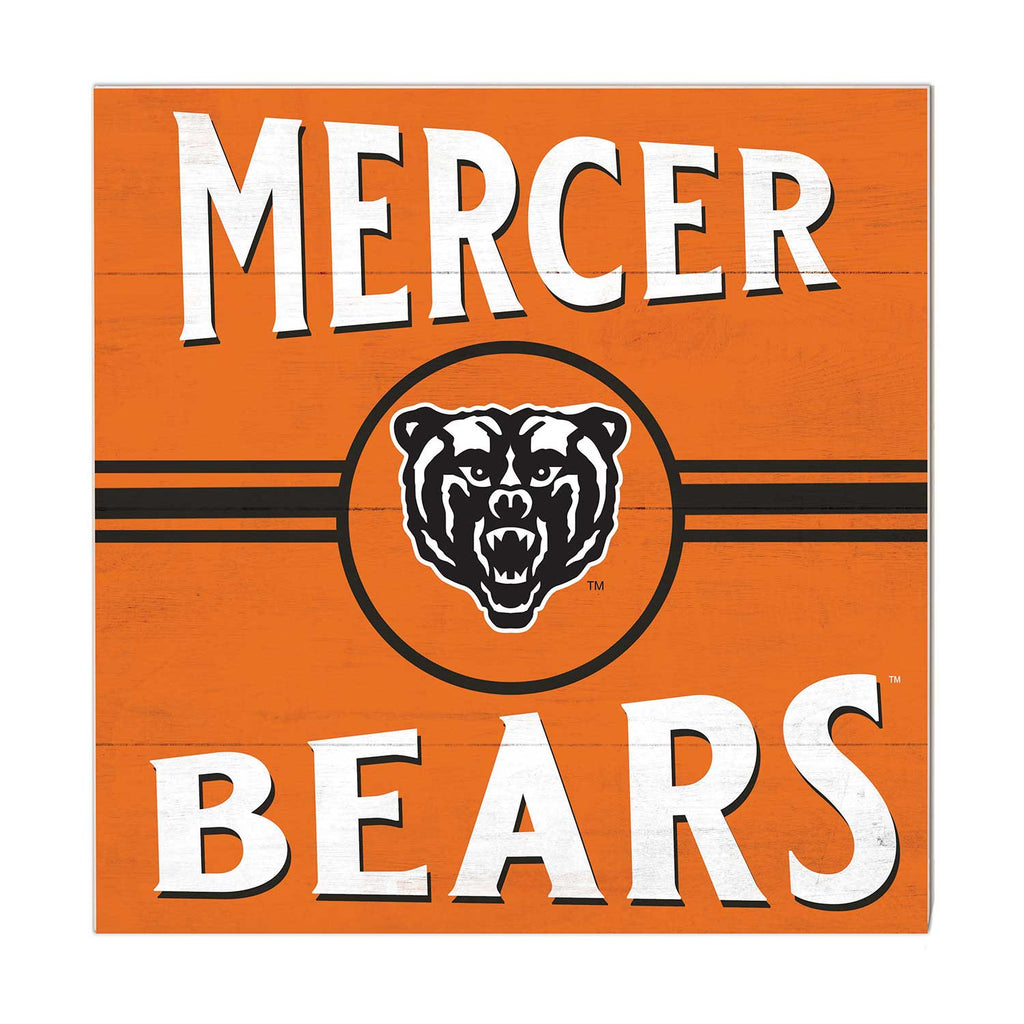10x10 Retro Team Sign Mercer Bears