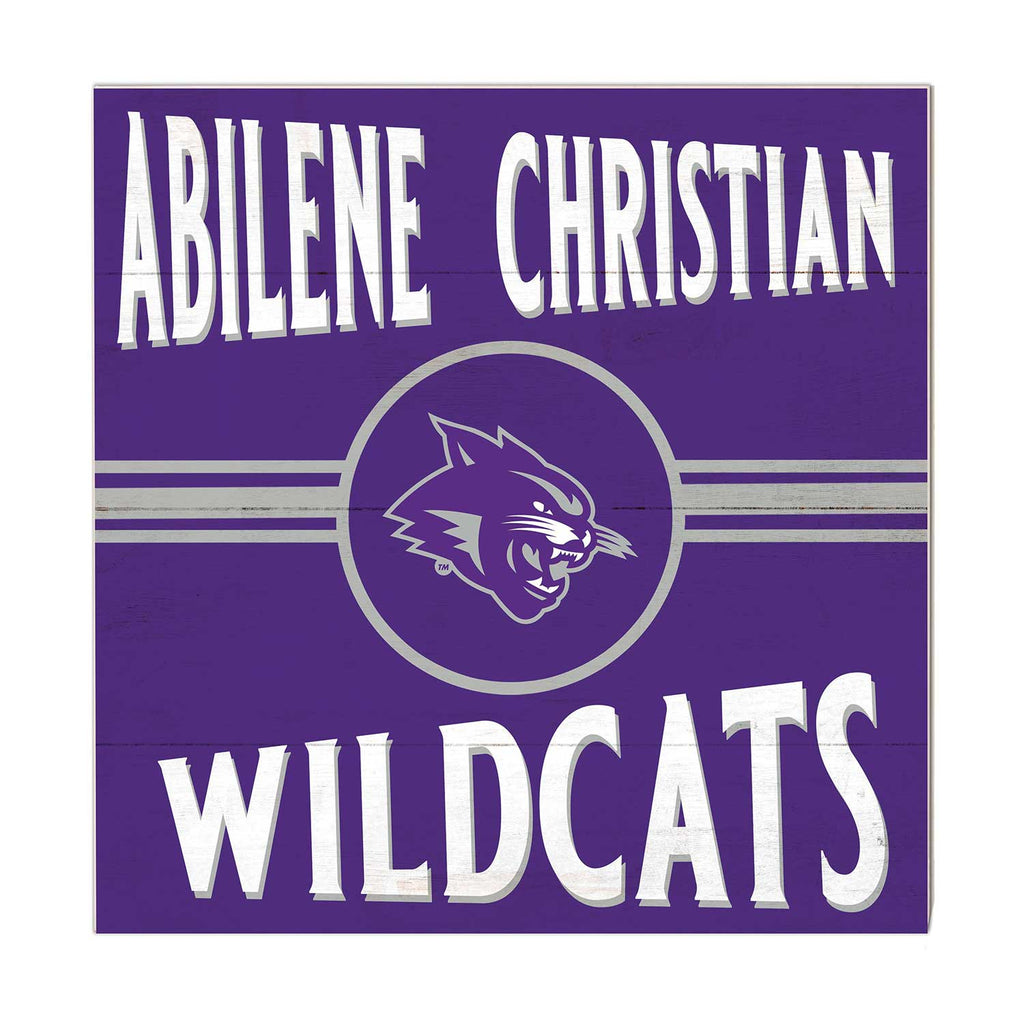 10x10 Retro Team Sign Abilene Christian Wildcats