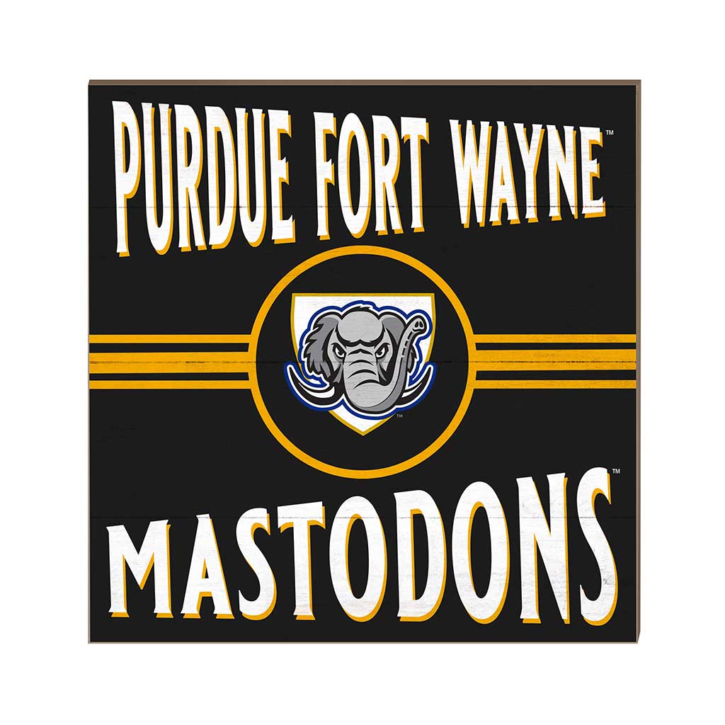 10x10 Retro Team Sign Purdue Fort Wayne Mastodons
