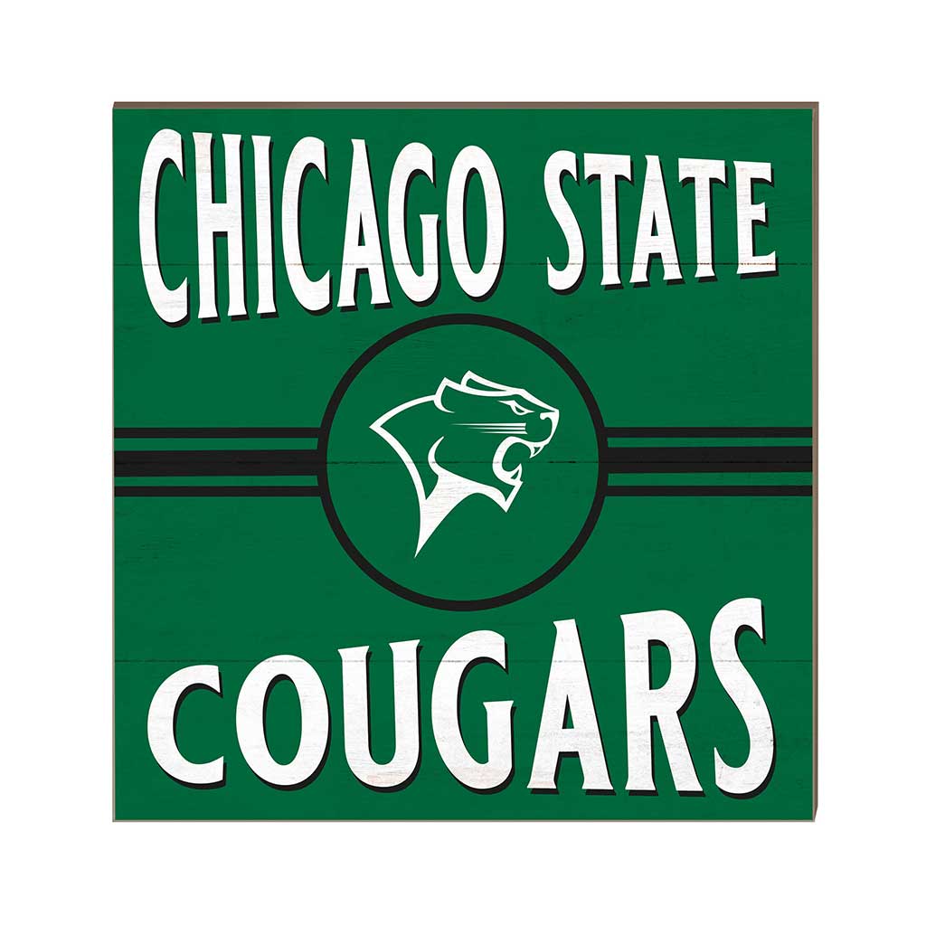 10x10 Retro Team Sign Chicago State Cougars