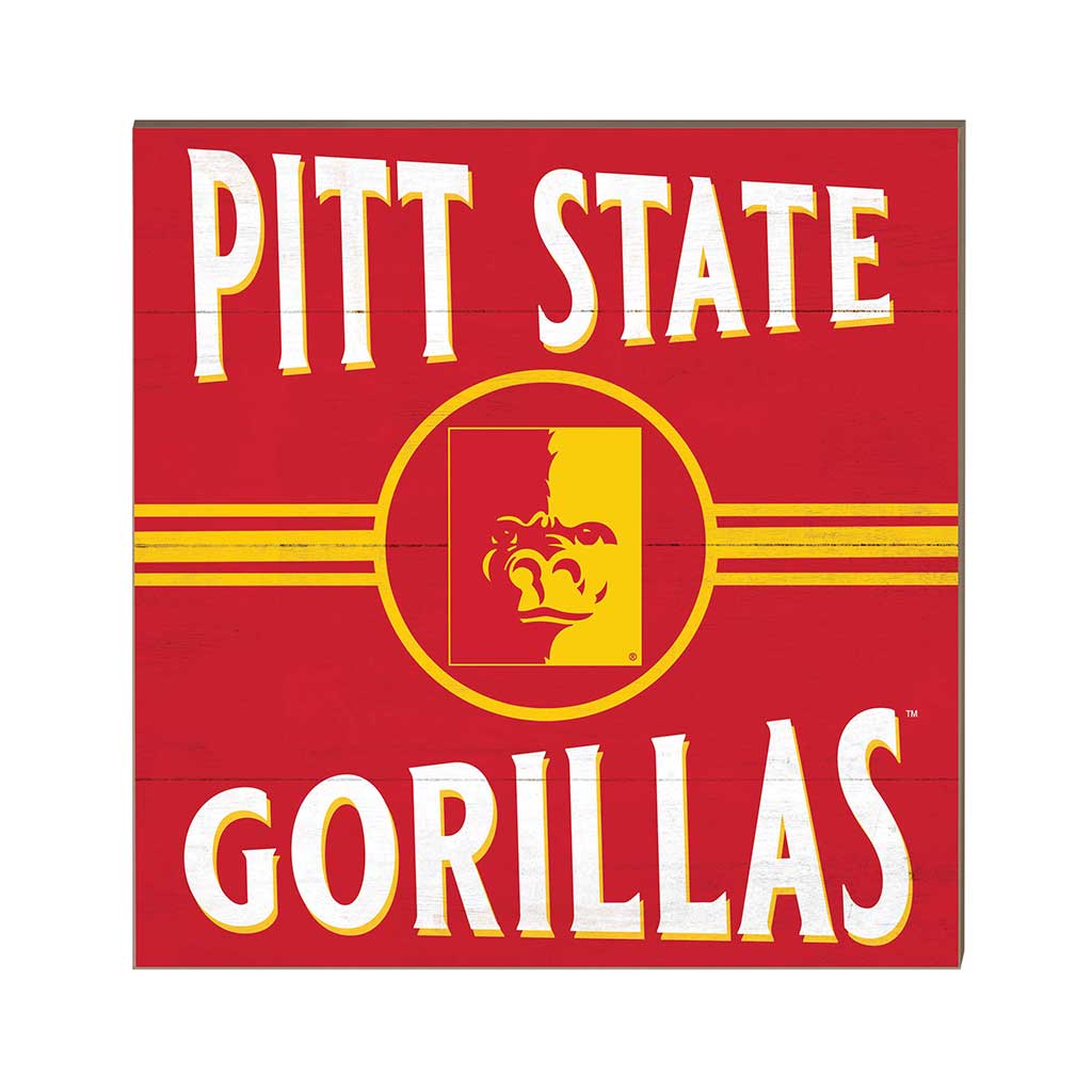 10x10 Retro Team Sign Pittsburg State University Gorilla