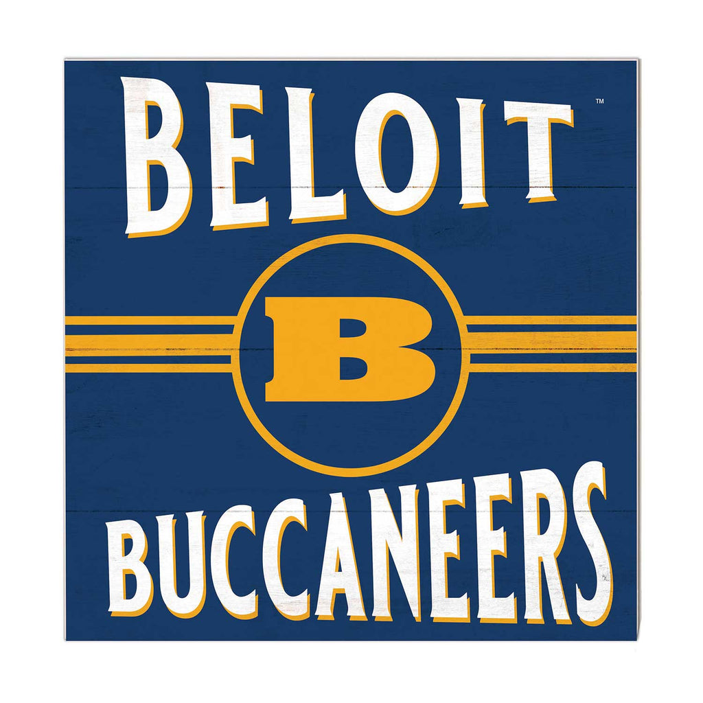 10x10 Retro Team Sign Beloit College Buccaneers