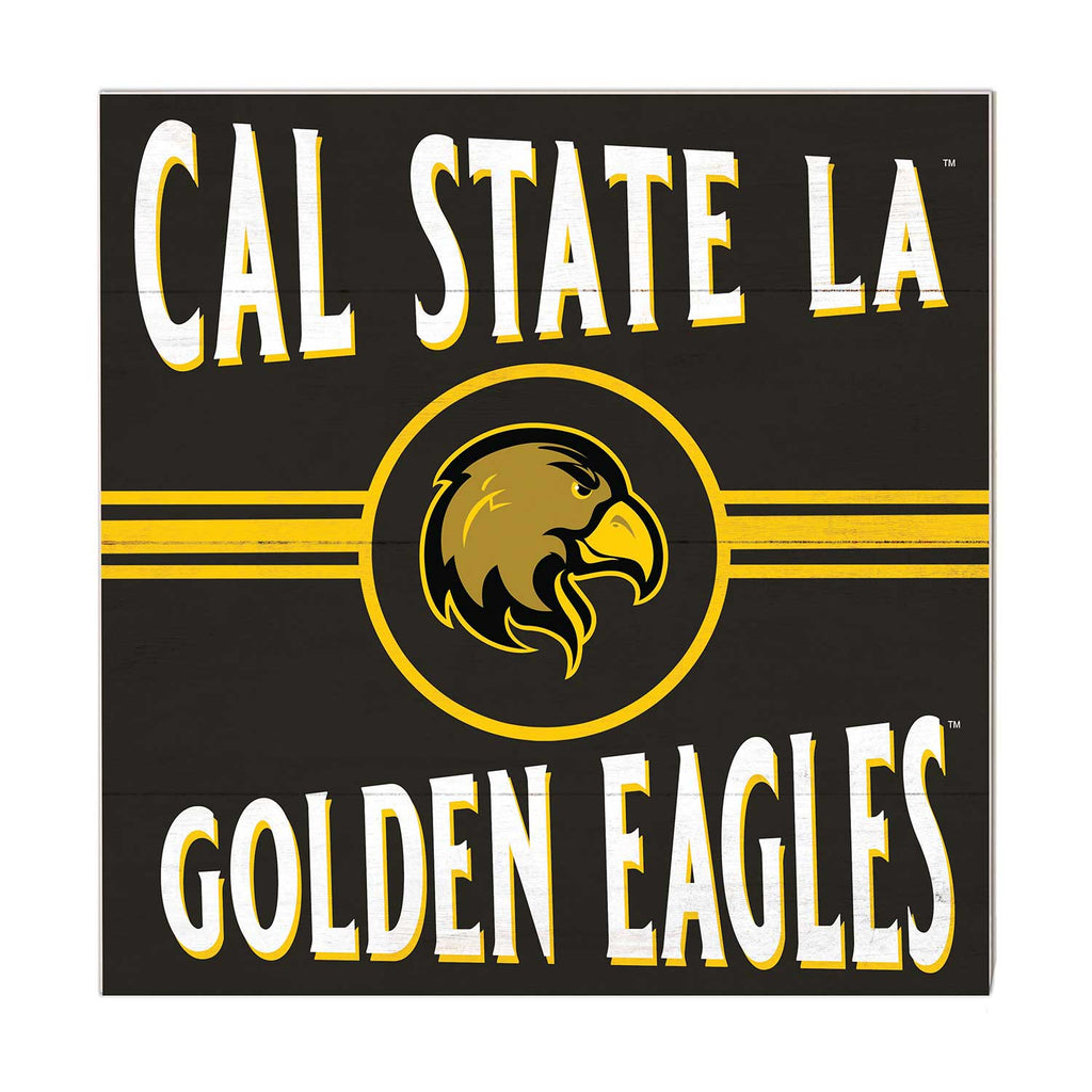 10x10 Retro Team Sign California State - Los Angeles GOLDEN EAGLES