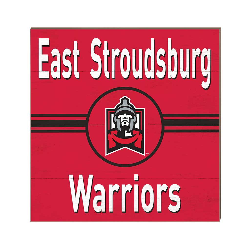10x10 Retro Team Sign East Stroudsburg University WARRIORS