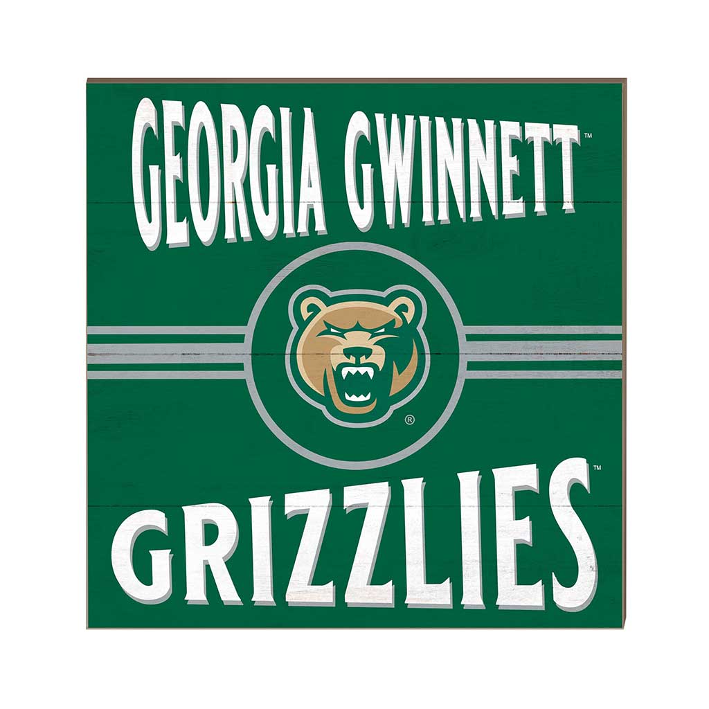 10x10 Retro Team Sign Georgia Gwinnett College GRIZZLIES