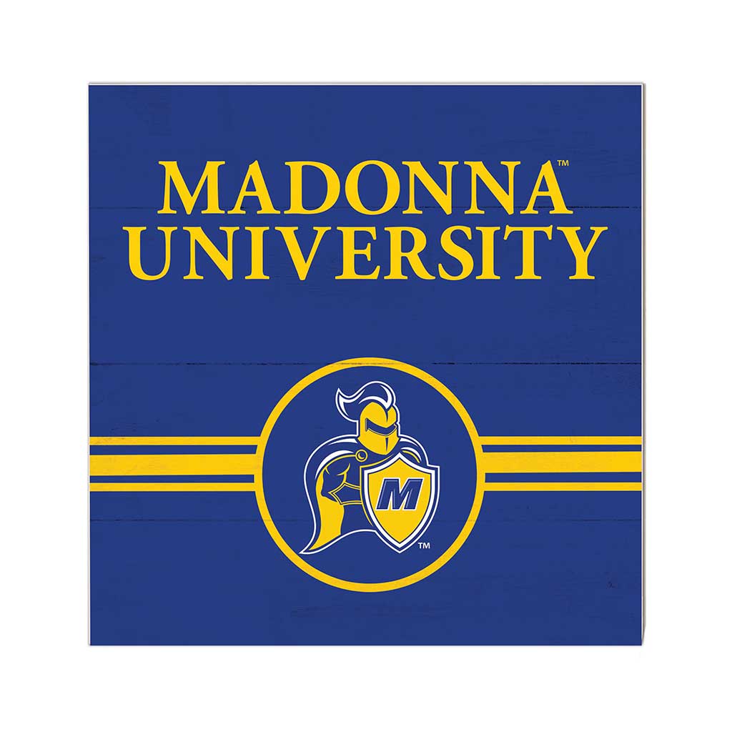 10x10 Retro Team Sign Madonna University CRUSADERS