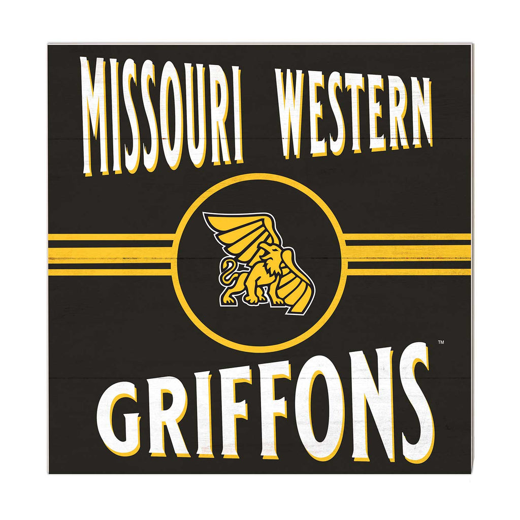 10x10 Retro Team Sign Missouri Western State University Griffons
