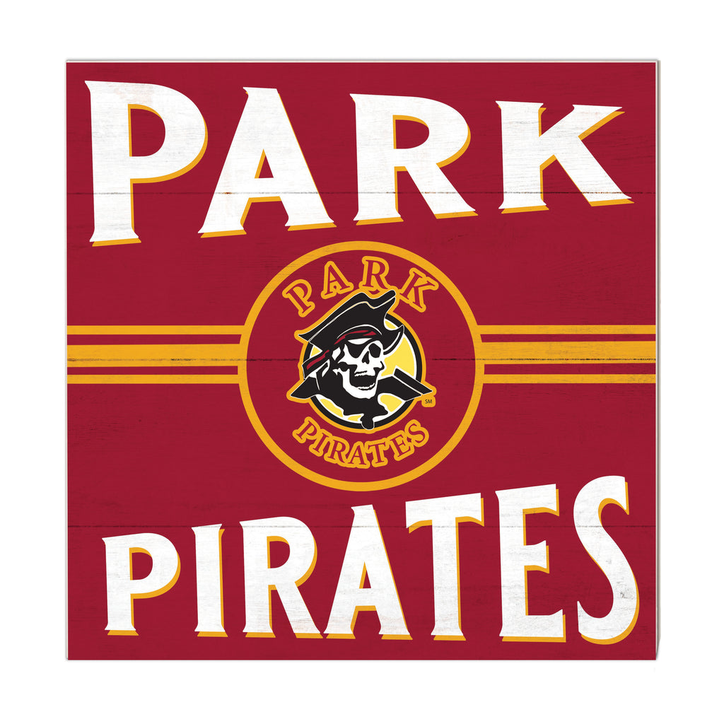 10x10 Retro Team Sign Park University Pirates