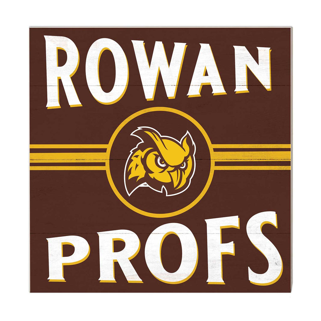 10x10 Retro Team Sign Rowan University Profs