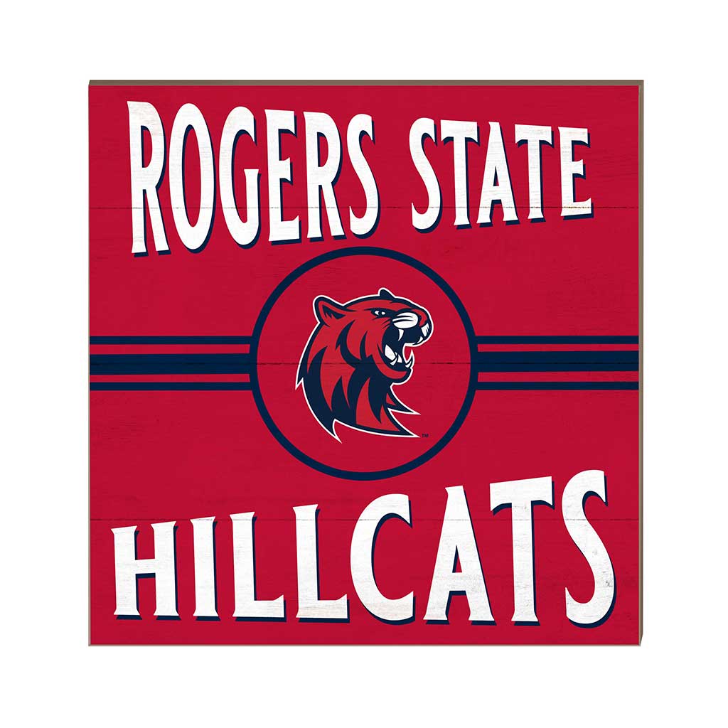 10x10 Retro Team Sign Rogers State University Hillcats