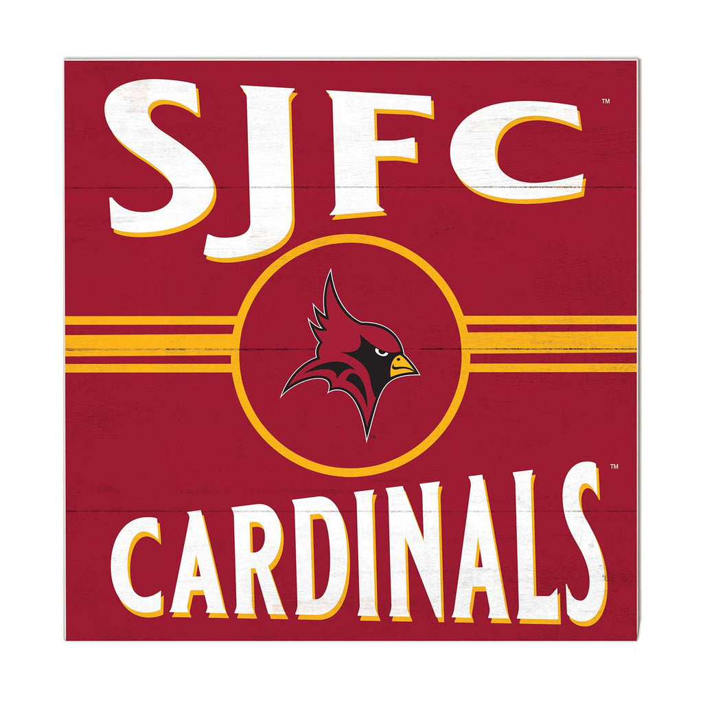 10x10 Retro Team Sign St. John Fisher College Cardinals