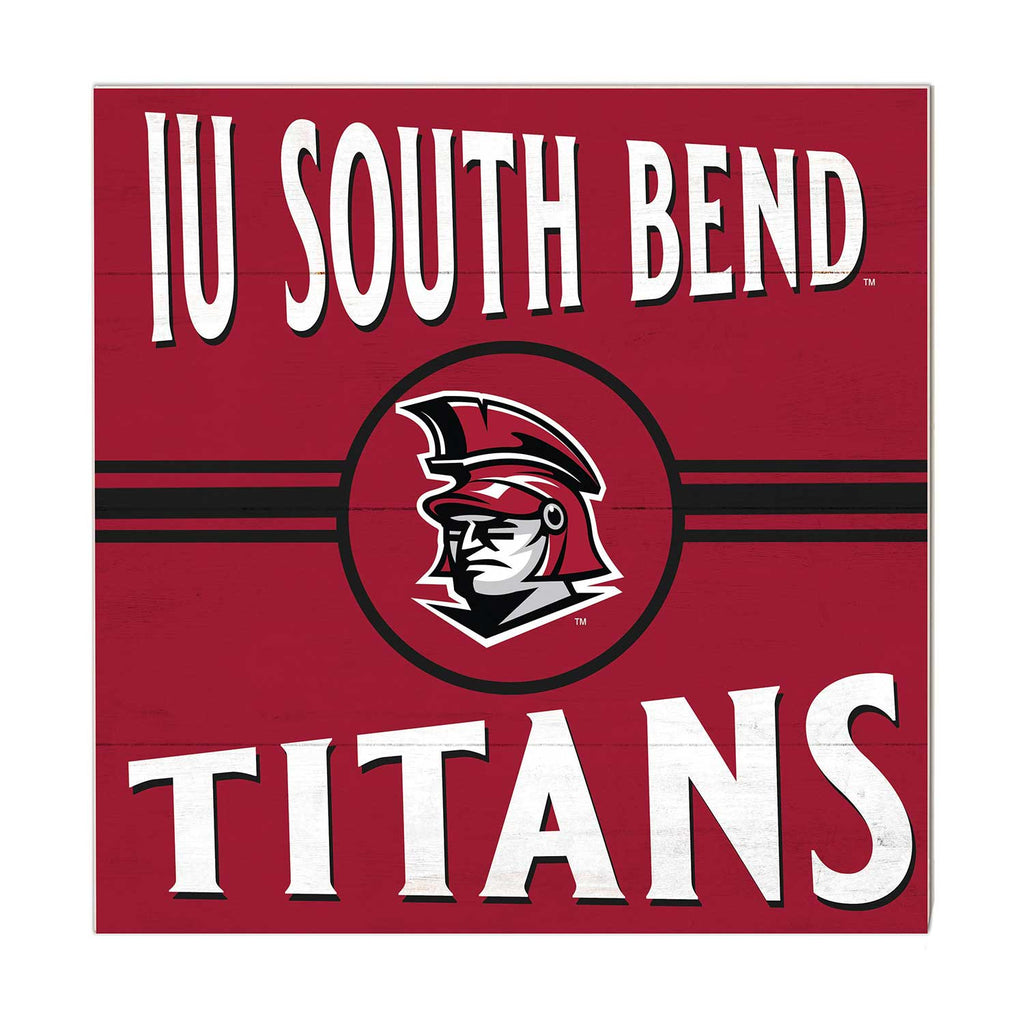 10x10 Retro Team Sign Indiana University South Bend Titans