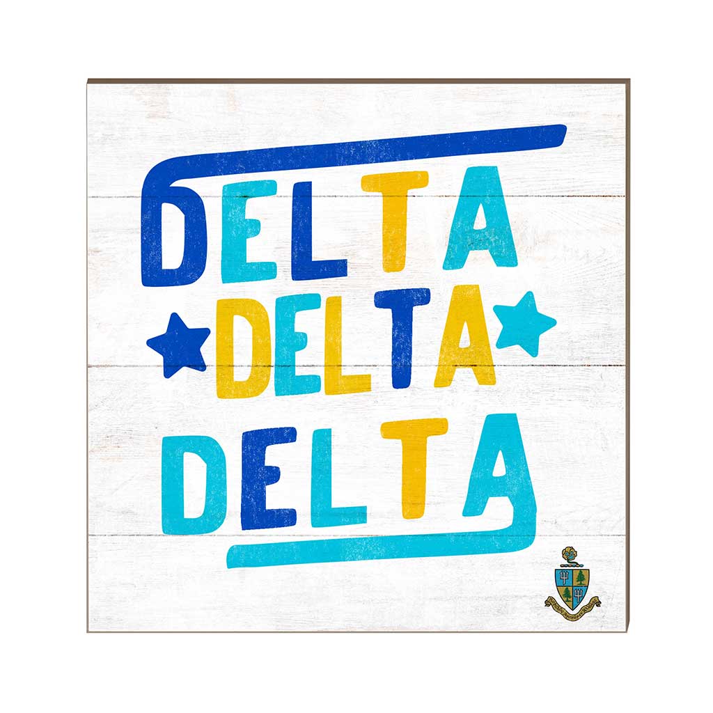 10x10 Retro Greek Sign Greek-Delta Delta Delta