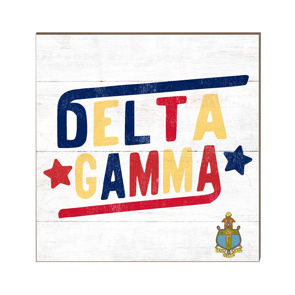 10x10 Retro Greek Sign Greek-Delta Gamma Delta Gamma