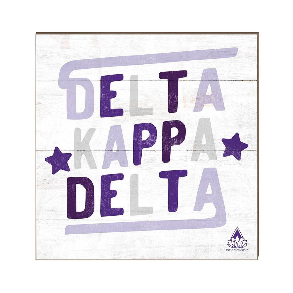 10x10 Retro Greek Sign Greek-Delta Kappa Delta