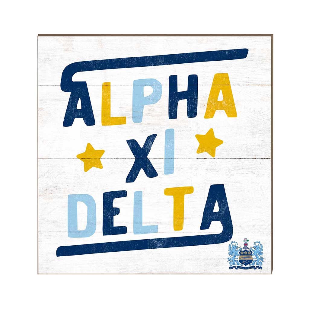 10x10 Retro Greek Sign Greek-Alpha Xi Delta
