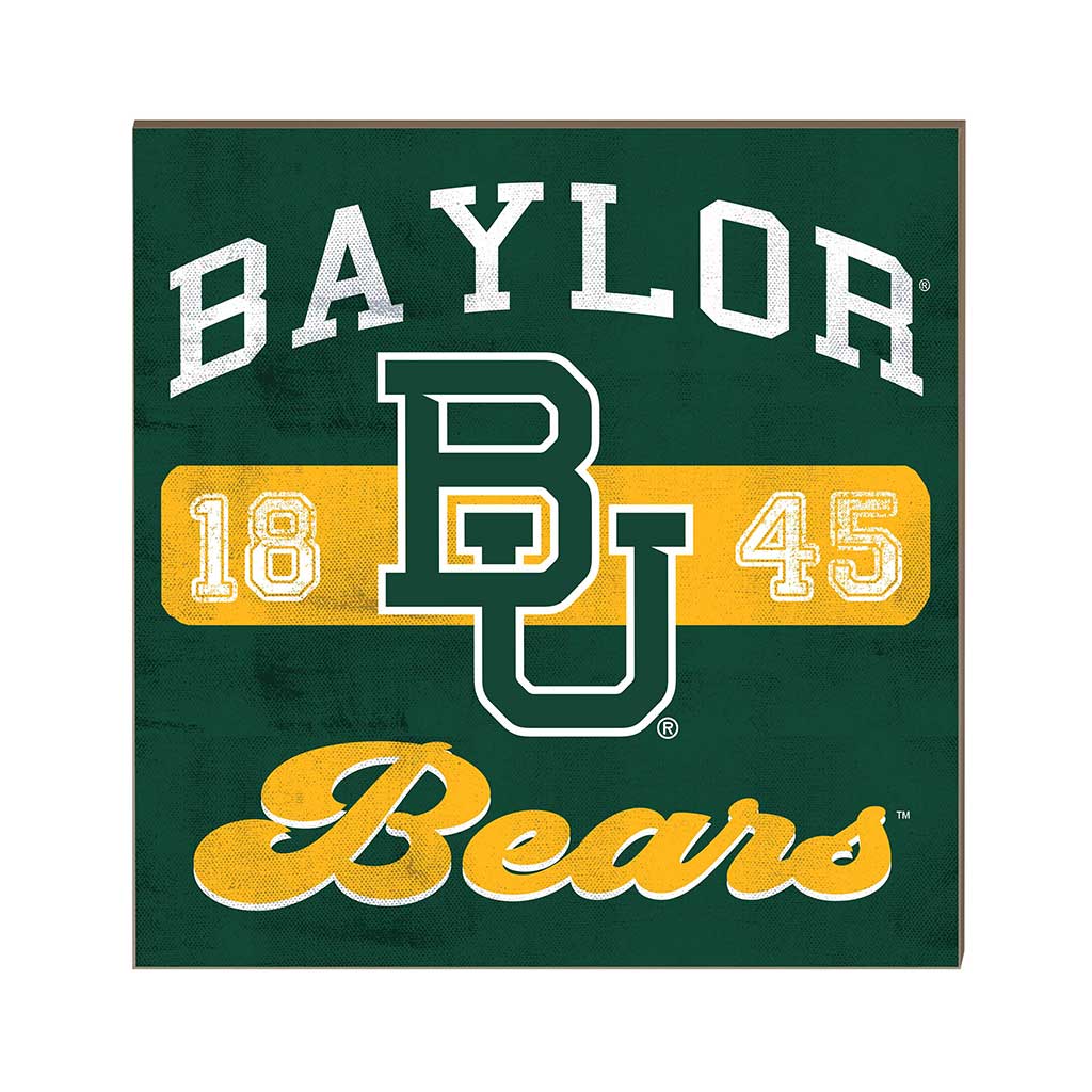 10x10 Retro Team Mascot Sign Baylor Bears
