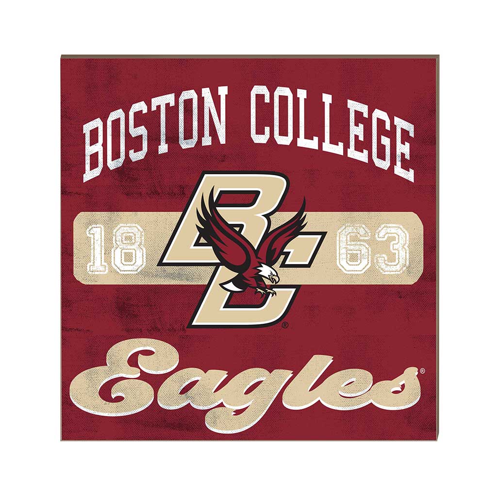 10x10 Retro Team Mascot Sign Boston College Eagles