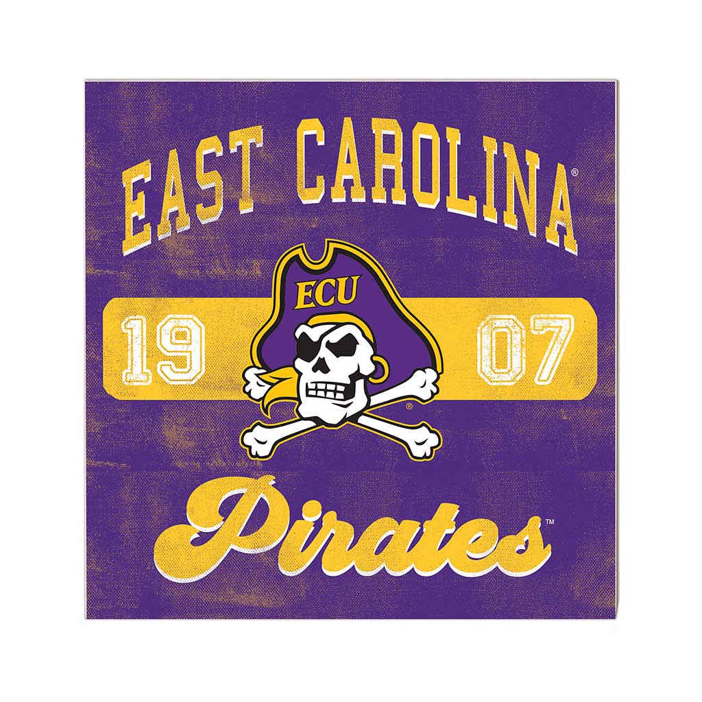 10x10 Retro Team Mascot Sign East Carolina Pirates