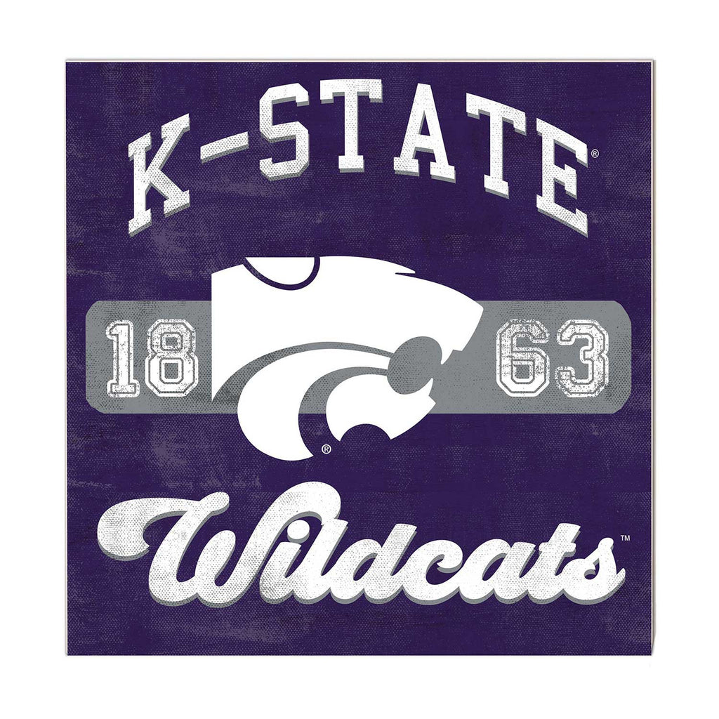 10x10 Retro Team Mascot Sign Kansas State Wildcats