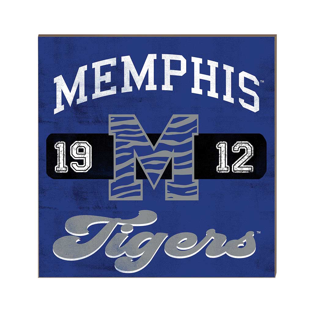 10x10 Retro Team Mascot Sign Memphis Tigers