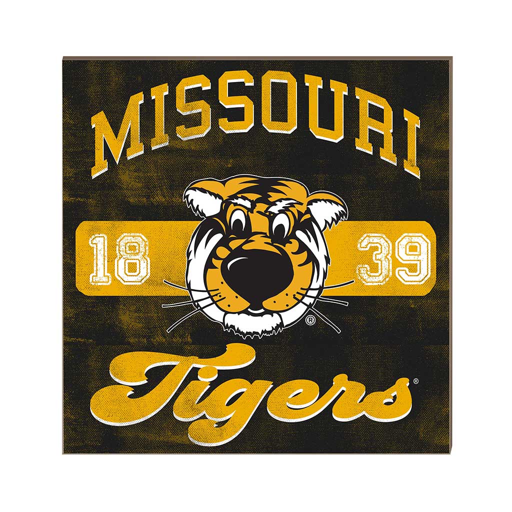 10x10 Retro Team Mascot Sign Missouri Tigers