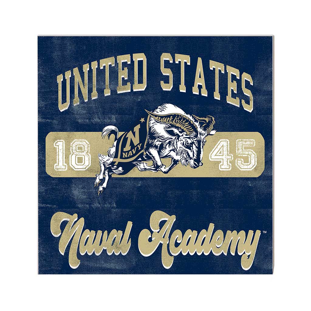 10x10 Retro Team Mascot Sign Naval Academy Midshipmen