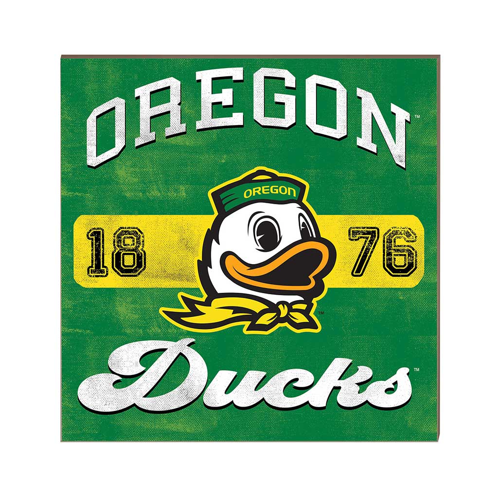 10x10 Retro Team Mascot Sign Oregon Ducks