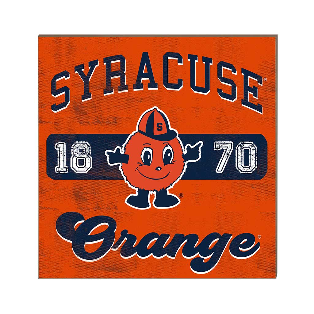 10x10 Retro Team Mascot Sign Syracuse Orange