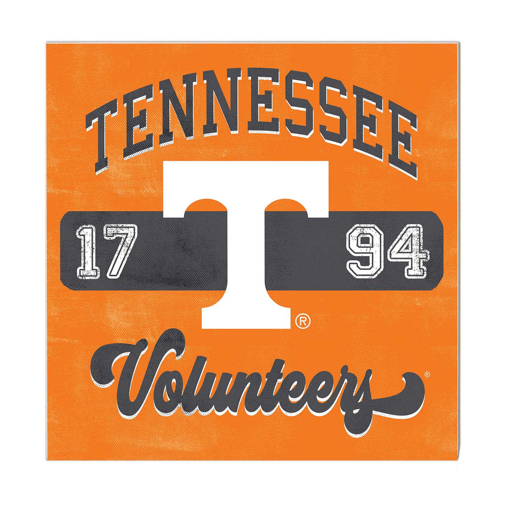 10x10 Retro Team Mascot Sign Tennessee Volunteers