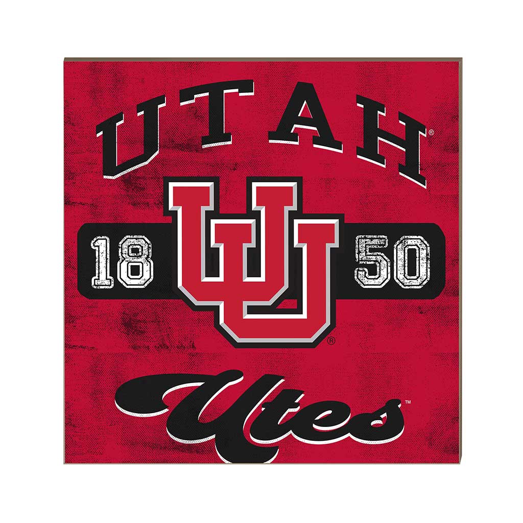 10x10 Retro Team Mascot Sign Utah Running Utes