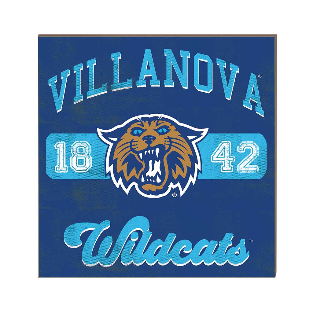 10x10 Retro Team Mascot Sign Villanova Wildcats