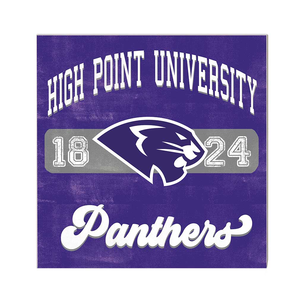 10x10 Retro Team Mascot Sign High Point Panthers